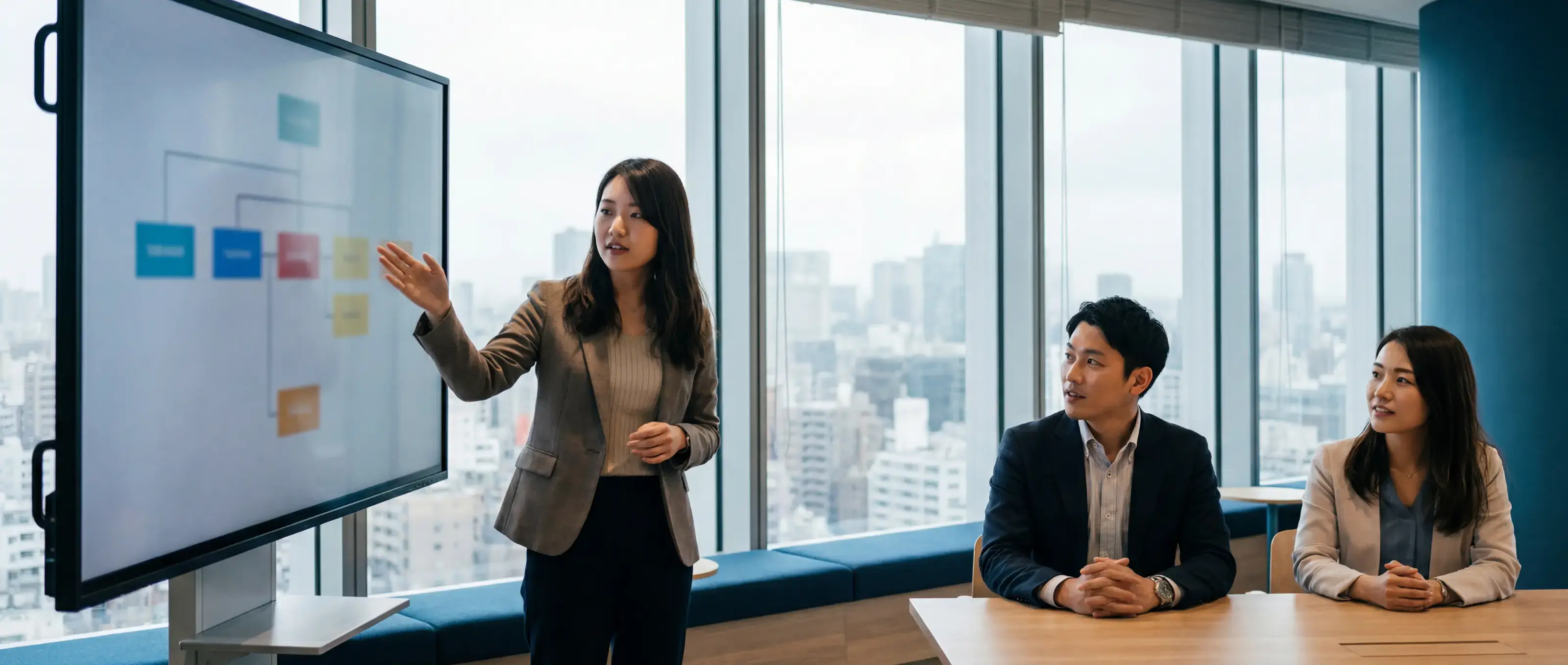 三種服務情境：顧問、陪跑、培訓的路線圖簡報