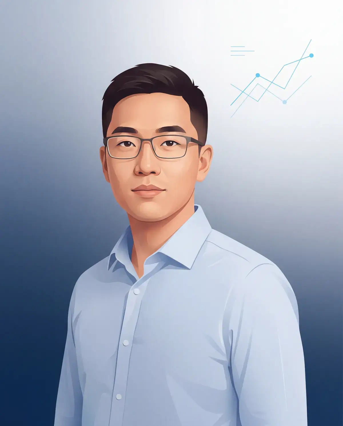 數據策略長的角色示意插畫