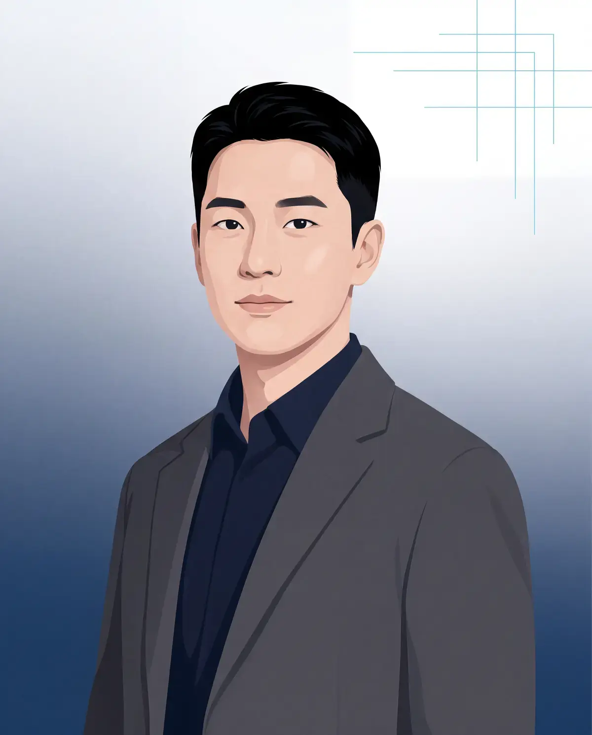 數位產品架構長的角色示意插畫