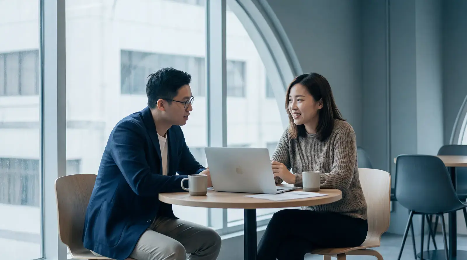 顧問與企業展開一場諮詢對話