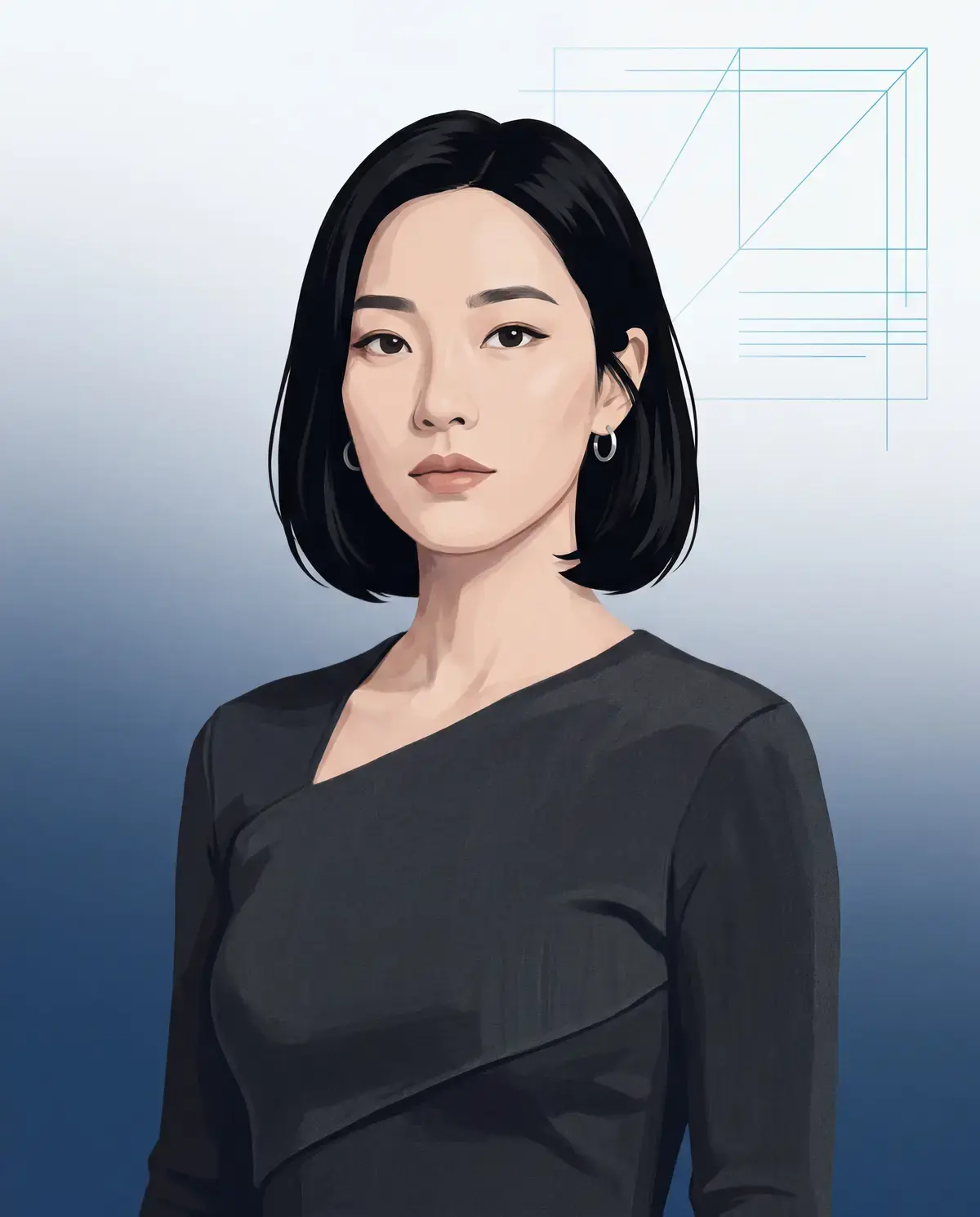 體驗設計長的角色示意插畫