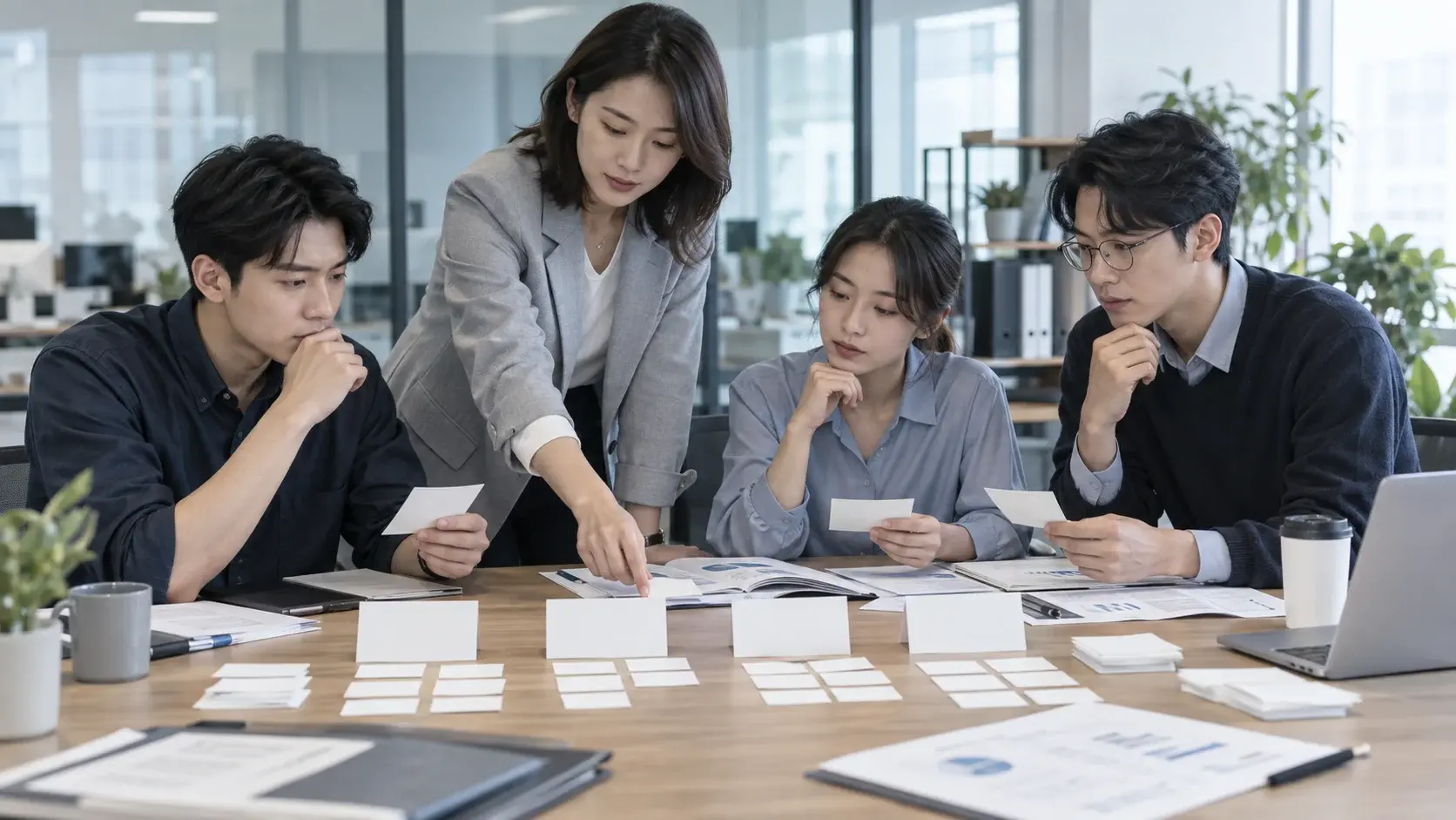企業主管與客服團隊盤點重複問題答案來源與轉人工條件